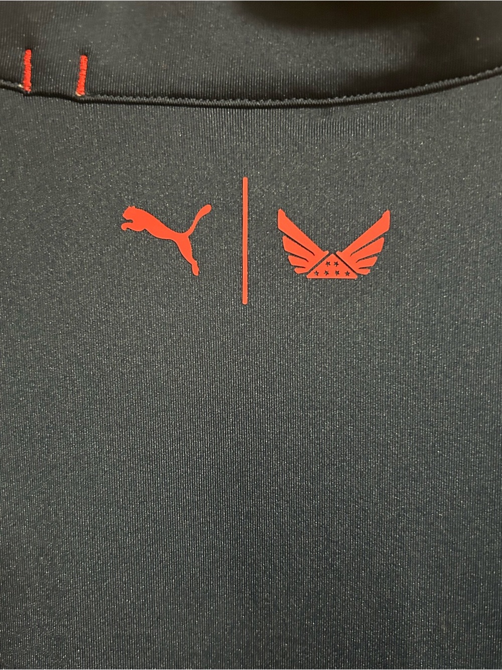 Volition PUMA collab Airborne Blue Sleeveless Zip Front performance Vest - Picture 3 of 5